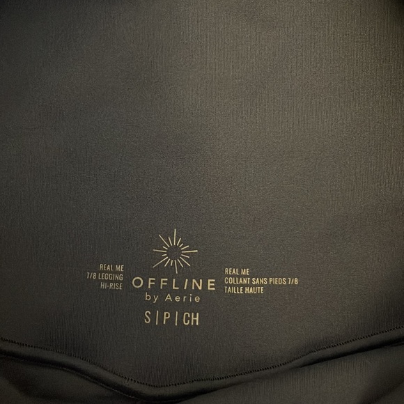 Blue aerie crisscross leggings - Picture 2 of 3